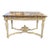 19th Century French Louis XVI Carved and Painted Center Table For Sale