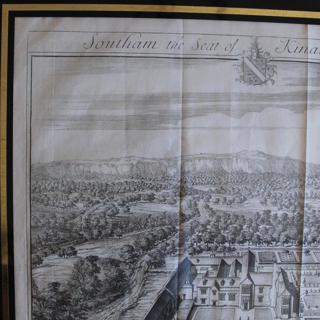 Pair of Bird’s Eye English Estate Views Engraved by Johannes Kip, 18th C. For Sale - Image 11 of 17