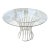 Vintage Mid Century Modern Restored White Glass Patio Wrought Iron Dining Table Attributed to Arthur Umanoff for Shaver Howard For Sale