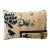 Custom Made Lumbar Pillow W/Antique Chinese Rug Fragment 18 "W For Sale