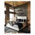 The Cape lantern wears a wonderfully distressed Blackened Iron finish with a stunning geometric silhouette frame. The...