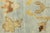 2020s Modern Hand-Knotted Oushak Style Wool Area Rug in Soft Sky Blue and Ochre Gold For Sale - Image 5 of 12