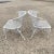 White Vintage Wrought Iron Woodard Salterini Style Mid Century Outdoor Patio Chairs - A Pair For Sale - Image 8 of 11