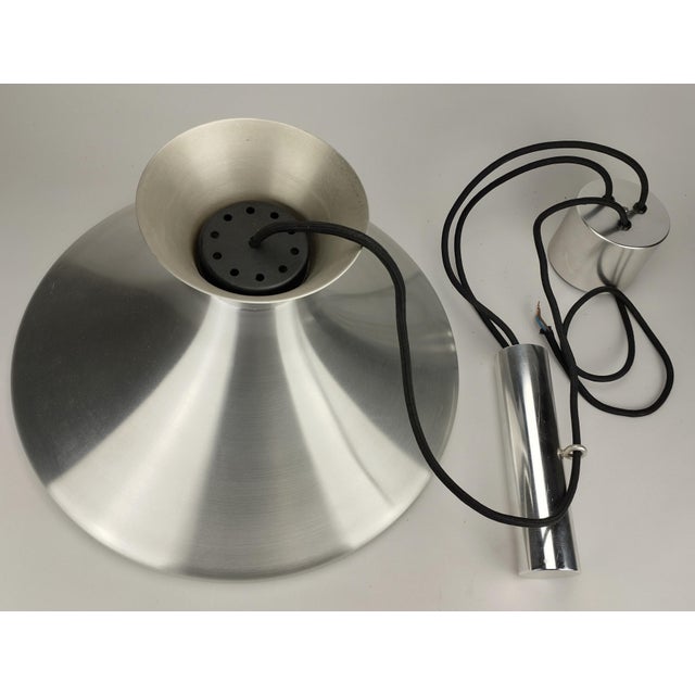 Gray German Mid-Century Modern Rise and Fall Pendant Lamp from Erco, 1960s For Sale - Image 8 of 10