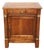 French Empire Nightstand / Side Table Cabinet With Columns, 19th Century For Sale