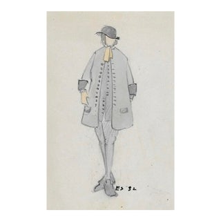 1932 Eunice Starkie Watercolor of a Man For Sale