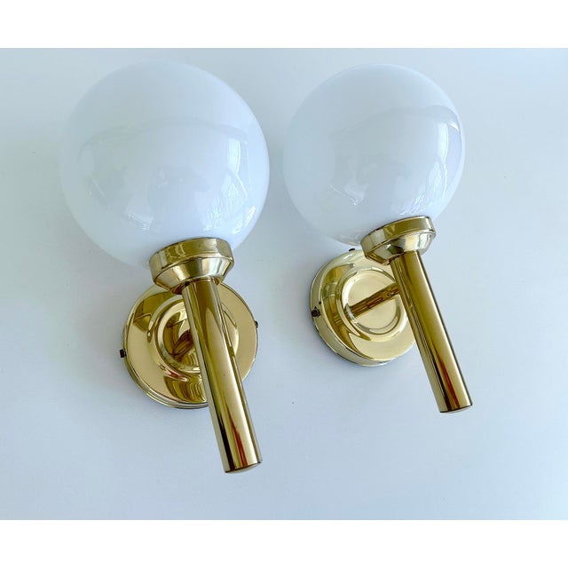 Vintage Danish Glass Sconces from Abo Randers, 1960s, Set of 2 For Sale - Image 11 of 18