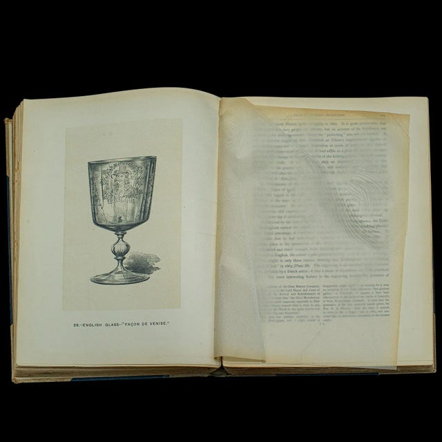 1897's Victorian Antique Reference Book Old English Glasses For Sale - Image 10 of 12