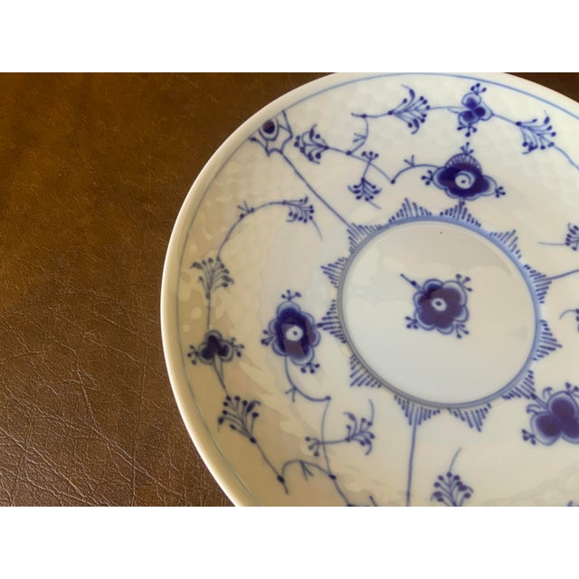 Classic hand painted design known as blue fluted;