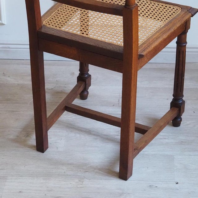 Antique French Gründerzeit Chairs with Viennese Caning, 1900s, Set of 2 For Sale - Image 12 of 13