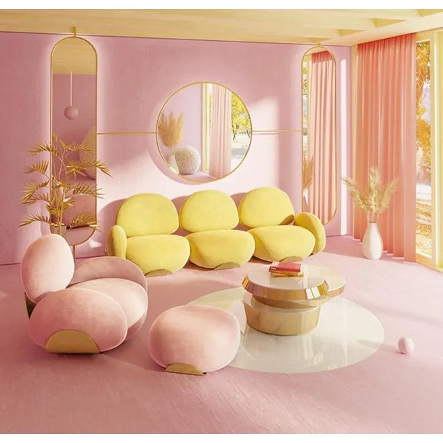 Mid-Century Modern Karlotta Single Sofa by Essential Home For Sale - Image 3 of 9