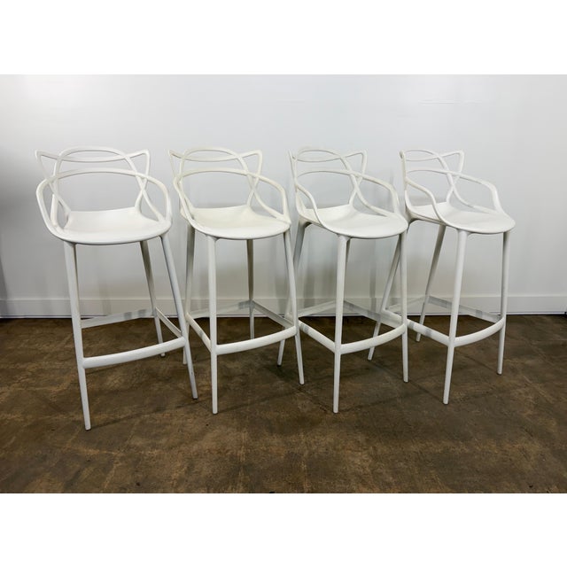 Kartell Bar Stools by Starck & Eugeni Quitllet, Set of 4 For Sale - Image 11 of 18