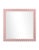 Contemporary Fleur Home Carnival Chaos Square Mirror in Authentic Pink, 24x24 For Sale - Image 3 of 3