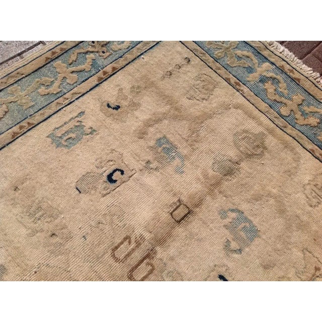 Antique Oushak Rug - 5'4" x 8'1" For Sale In Raleigh - Image 6 of 7