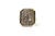 White Gold Ring with Brilliant-Cut Diamonds and Cut-Out Corners For Sale - Image 6 of 10