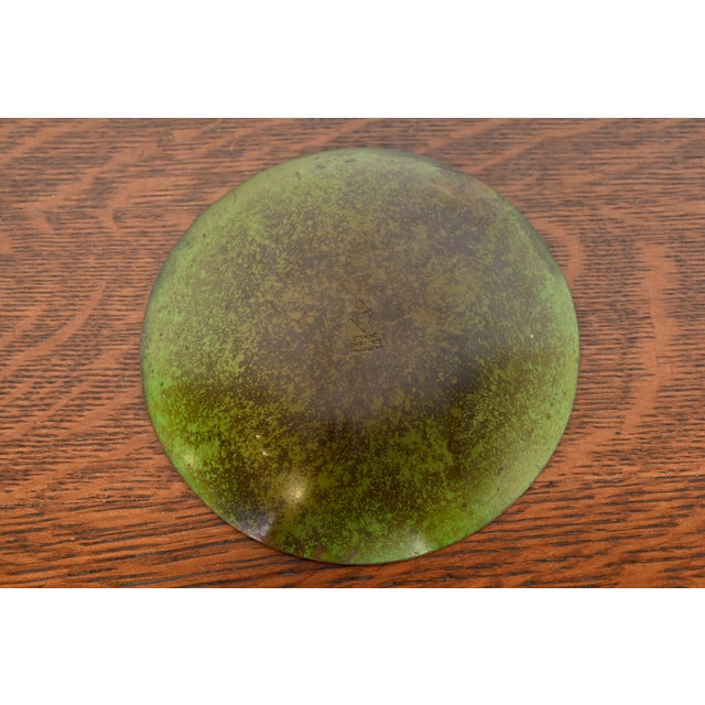 Metal Heintz Arts & Crafts Sterling Silver on Bronze Dish or Catchall For Sale - Image 7 of 10