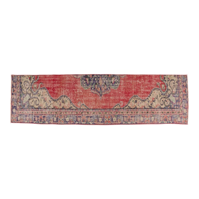 Anatolian Handknotted Vintage Area Rug For Sale