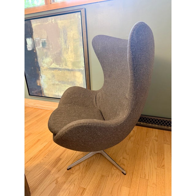Up for sale is an authentic, mid-century modern Arne Jacobsen Egg Chair by Republic of Fritz Hansen, originally purchased...