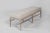 Carlos Solano-Granda Linear Bench in Limed Oak and Bronze Series 60 For Sale In New York - Image 6 of 12