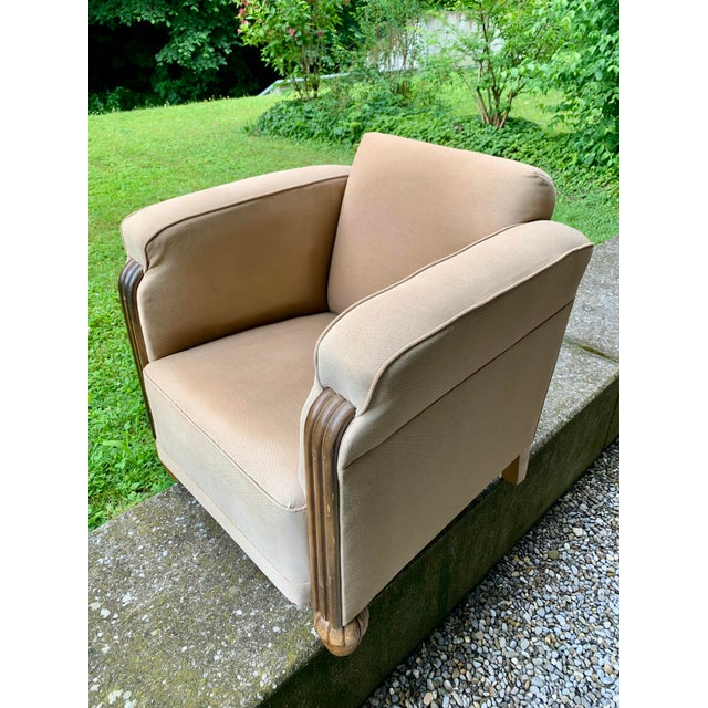 Set of Vintage Art Deco Chairs in the style of Eugene Printz, 1920s For Sale - Image 10 of 18