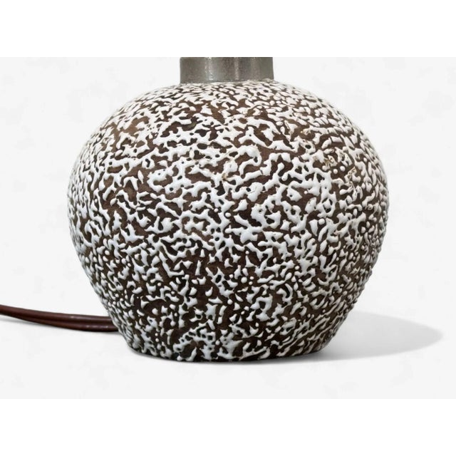 1960s Jean Besnard, French Art Deco, Ceramic, Table Lamp, France, 1960s For Sale - Image 5 of 10