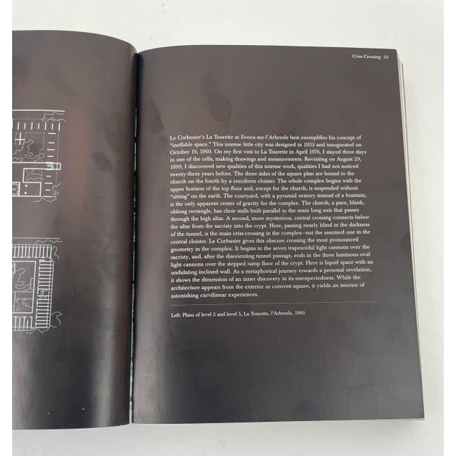 Paper Parallax Paperback by Steven Holl Architect 1st Edition 2000 Book For Sale - Image 7 of 10