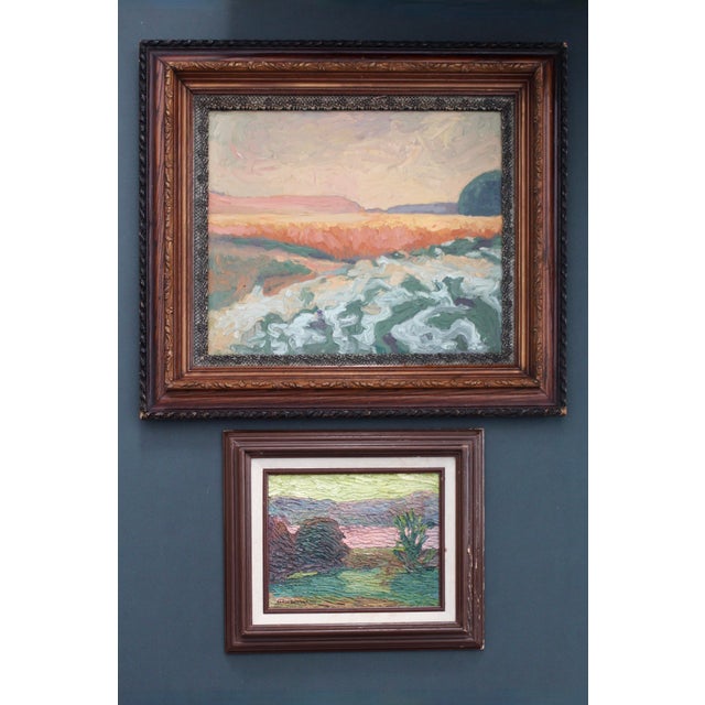 Framed Impasto or Impressionist Landscape Painting by Griesmeyer For Sale - Image 4 of 12