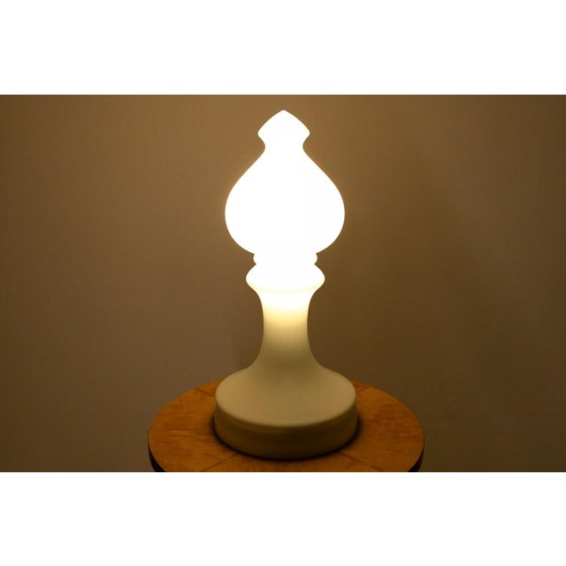 Glass Chess Piece Lamp by Ivan Jakes, 1970s For Sale - Image 6 of 7