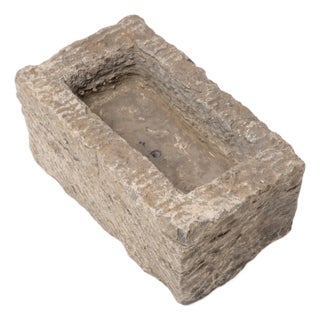 Chinese Chiseled Stone Trough, C. 1850 For Sale