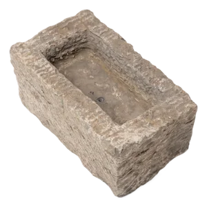 Chinese Chiseled Stone Trough, C. 1850