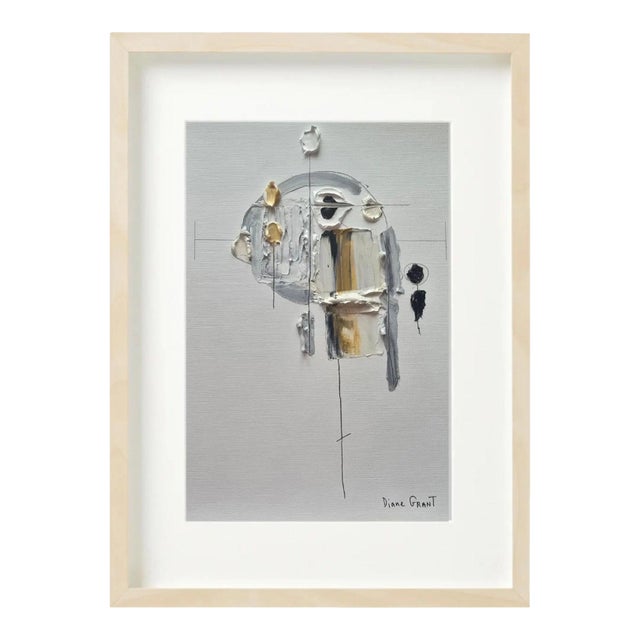 Organic Modern Minimalist Study | Natural Tones | Framed For Sale