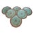 English Calyx Ironstone Plates by Adam's Lowestoft - Set of 6 For Sale