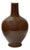 6" Chinese Clay Ceramic Coffee Brown Globular Shape Vessel Small Vase For Sale