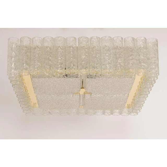 Large Murano Glass Flush Mount by Doria, Germany, 1960s For Sale - Image 3 of 12