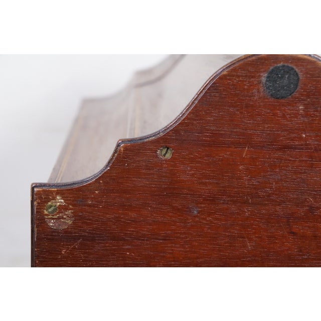Antique Late 18th C. English George III Mahogany Fitted Cutlery Knife Boxes Pair For Sale - Image 14 of 17