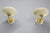 Vintage Art Deco Brass Wall Lights with Opaline Glass Shades, 1940s, Set of 2 For Sale - Image 4 of 17
