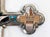 Metal 19th Century Italian Micro Mosaic Crucifix House Cross, Vatican Rome For Sale - Image 7 of 17