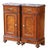 Pair of 19th Century French Louis Philippe Mahogany Marble-Top Nightstands For Sale