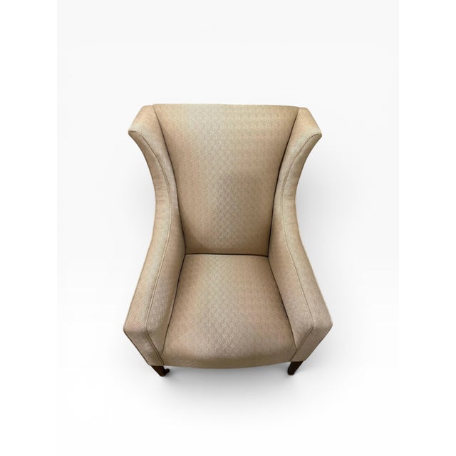 Kravet Kravet Wingback Chair For Sale - Image 4 of 9