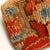 Late 19th Century Antique Oriental Carpet Footstool on Porcelain Casters For Sale In New York - Image 6 of 9