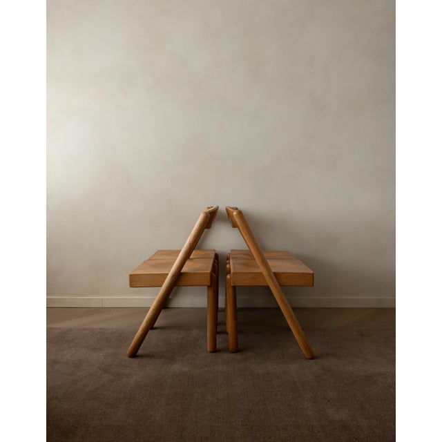 1970s Vintage Italian Iva Dining Chairs by Roberto Pamio & Renato Toso for Stilwood, 1972, Set of 4 For Sale - Image 5 of 18