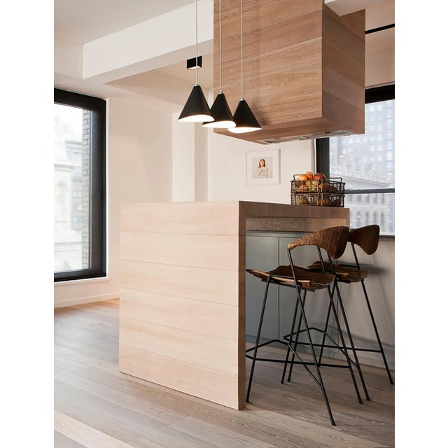 Daniel Becker 'Emily Iii' Pendant Lamp in Gloss Black for Moss Objects For Sale - Image 4 of 10