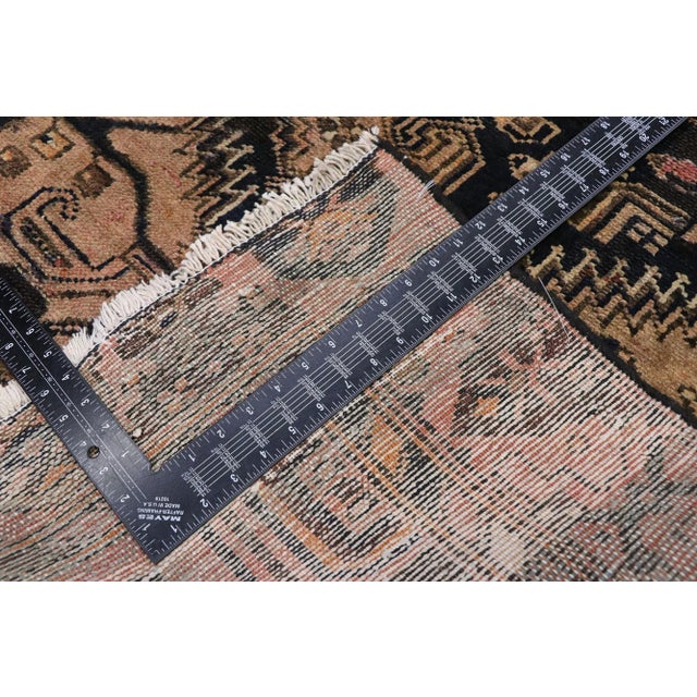 Mid 20th Century Vintage Persian Hamadan Rug - 03'10 X 06'06 For Sale - Image 5 of 9