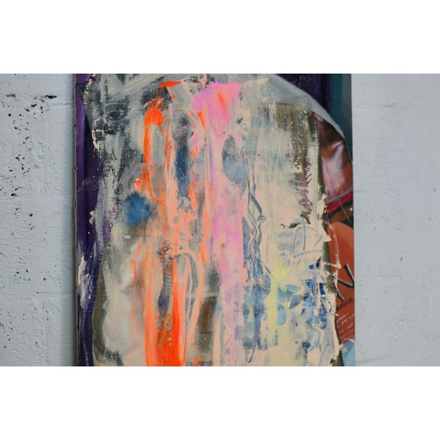 Abstract Composition, 1970s, Painting on Canvas For Sale - Image 11 of 15