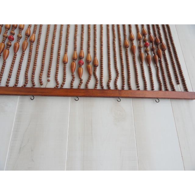 Vintage Wooden Beaded Curtain Chairish