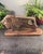 Vintage 1970s MCM Signed Wood Bison Sculpture by Herbert H. Sandmann (UWSP) An incredible, one-of-a-kind (OOAK) mid-...