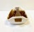 1950s 1950s Scandinavian Handmade Ceramic Dish With Wooden Handle For Sale - Image 5 of 9