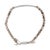 Haus of Brilliance Sterling Silver Jasper Bead Station Bracelet Bolo Clasp For Sale - Image 4 of 4