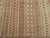 Antique Uzbek Tribal Soumak Kilim, Handwoven Stripe Pattern, Brown & Gold, 4x7 For Sale - Image 15 of 16