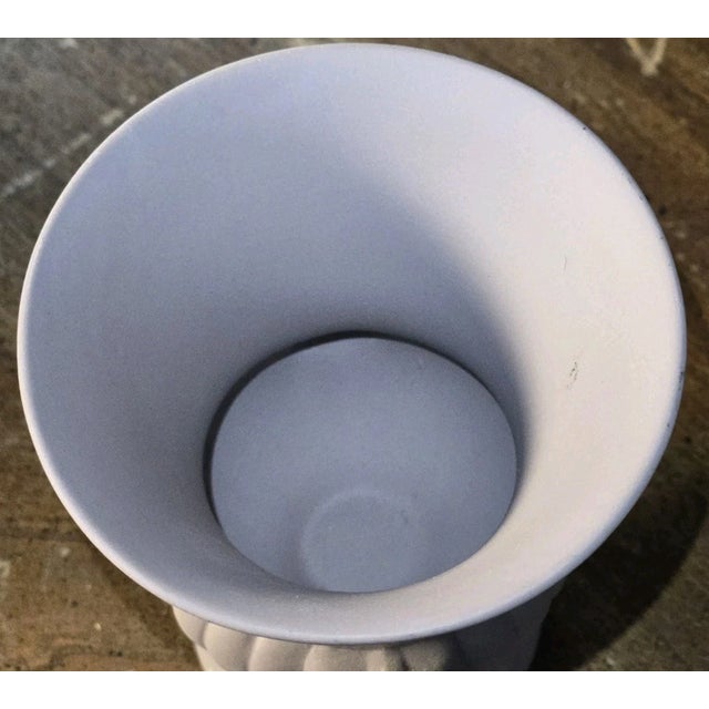 1980s Vintage Wedgwood Jasperware Likac Lavender/Purple Grecian Vase For Sale - Image 5 of 6